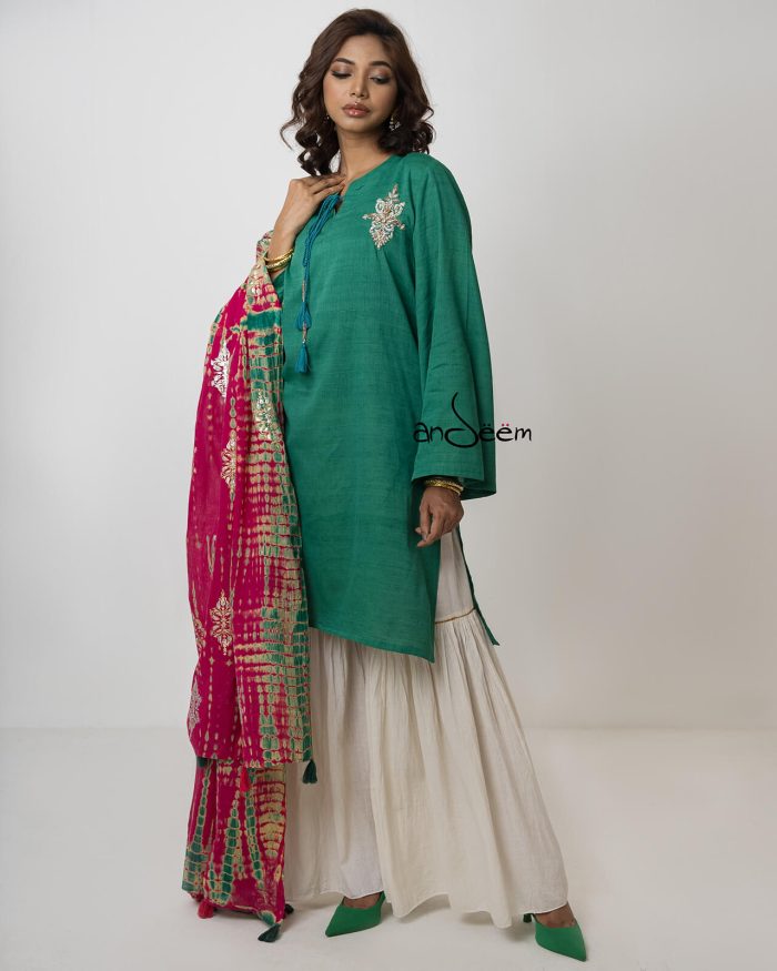 Emerald Green, Endi Cotton Set - Image 1