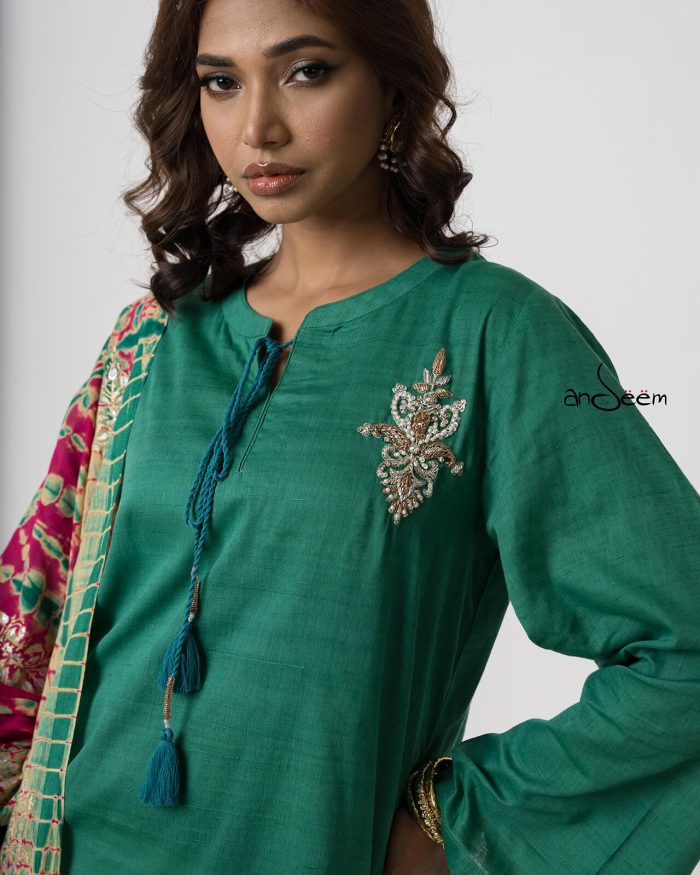 Emerald Green, Endi Cotton Set - Image 5