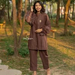 Coffee Linen Cotton Co-Ords