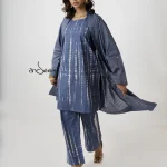 Grey Tie-Dye Co-Ord with Shrug