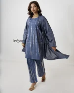 Grey Tie-Dye Co-Ords with Shrug