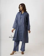 Grey Tie-Dye Co-Ords with Shrug - Image 6