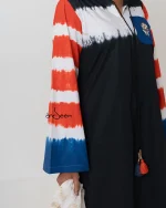 Black with Red and Blue Tie-Dye Cotton set - Image 2