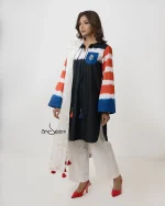 Black with Red and Blue Tie-Dye Cotton set - Image 4
