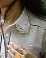 Beige Linen Cotton Set - Image 3