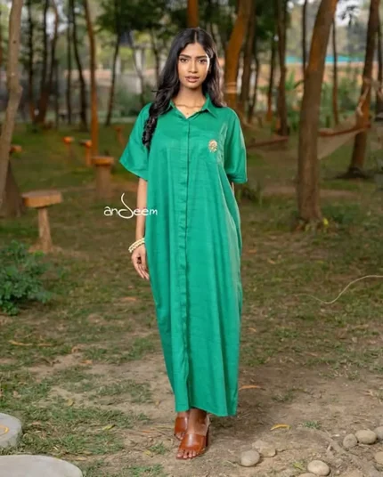 Green Endi Cotton One Piece
