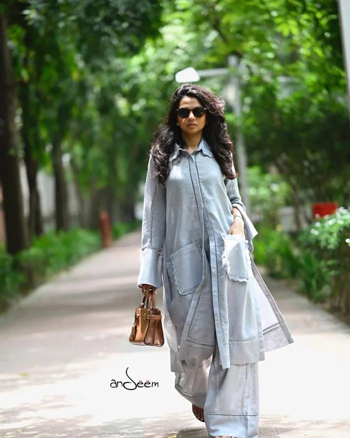 Grey Linen Cotton Set - Image 2