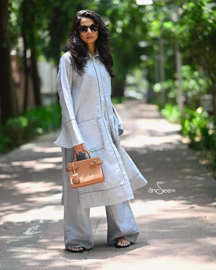 Grey Linen Cotton Set - Image 3