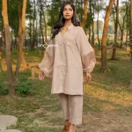 Beige Linen Cotton Co-Ords
