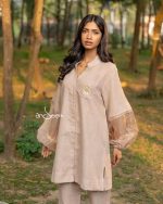 Beige Linen Cotton Co-Ords