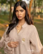 Beige Linen Cotton Co-Ords - Image 3