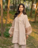 Beige Linen Cotton Co-Ords - Image 4