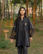 Black Linen Cotton Co-Ords