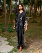 Black Soft Silk One Piece