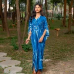 Blue Soft Silk One Piece