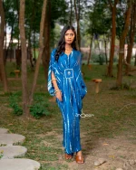 Blue Soft Silk One Piece - Image 2