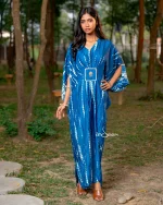 Blue Soft Silk One Piece - Image 3