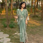 Moss Green Soft Silk One Piece