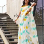 Cotton Saree - Pastel Harmony