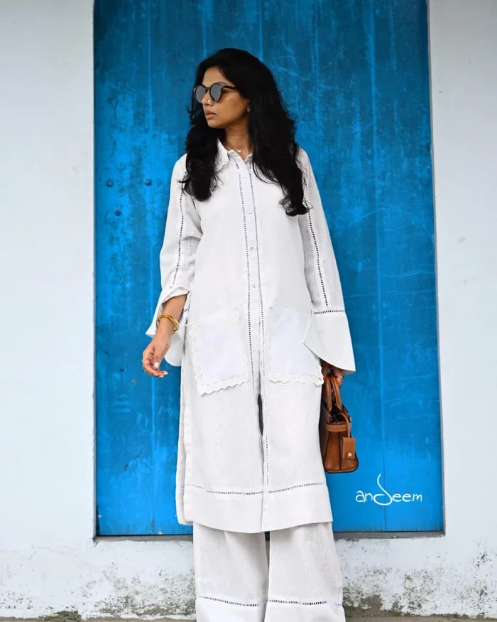 White Linen Cotton Set - Image 1