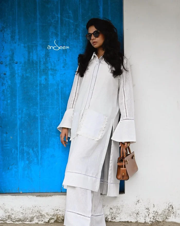White Linen Cotton Set - Image 2