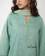 Pistachio Green Endi Cotton Set - Image 9