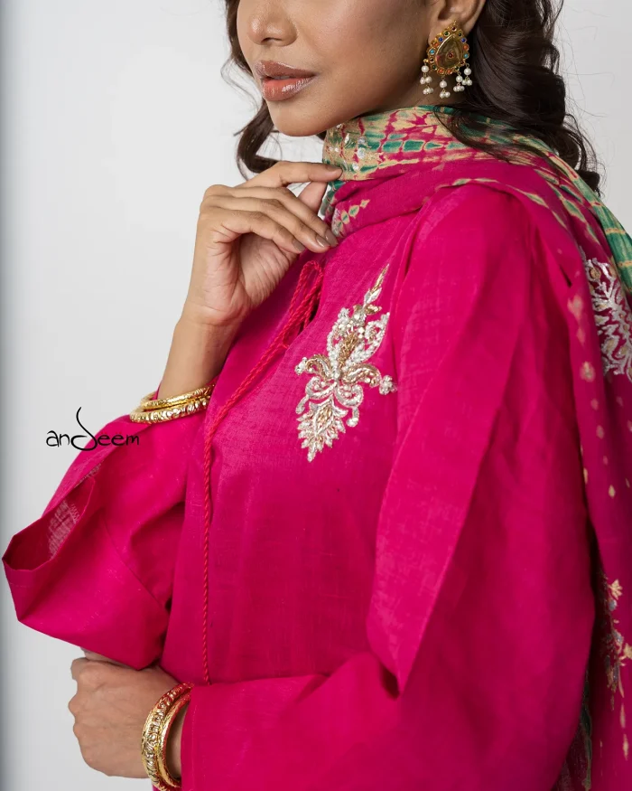 Pink, Endi Cotton Set - Image 2