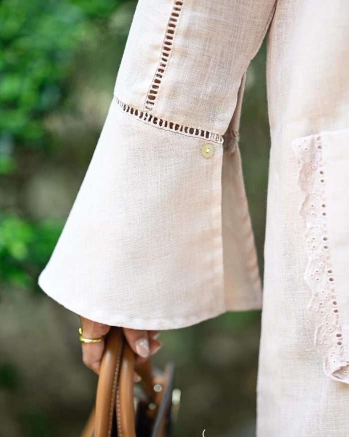 Beige Linen Cotton Set - Image 4