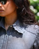 Dark Grey Linen Cotton Set - Image 3