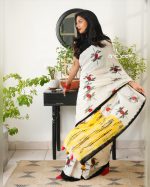 Cotton Handloom Saree - Dragonfly