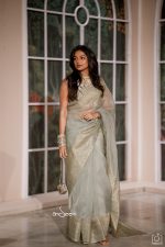 Silver Sage Muslin Saree - Image 2