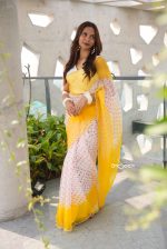 Muslin Saree- Sunlit Polka Reverie - Image 2