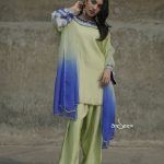 Raw Silk 3 Piece Set- Lime Green