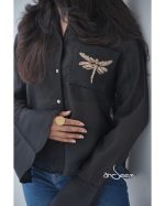 Black Linen Cotton Shirt - Image 2