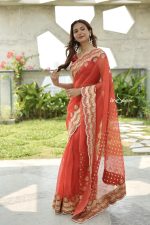 Muslin Saree - Auburn